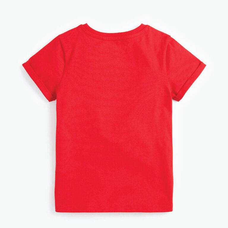 img1_0004_RED REGULAR FIT COTTON T-SHIRT