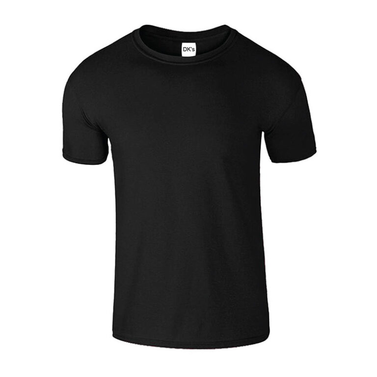 img1_0013_Black Plain T-Shirt Cotton Soft